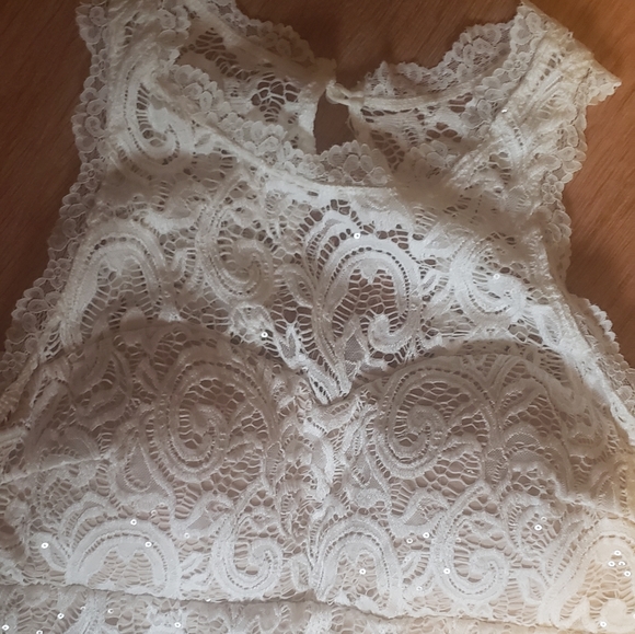 White Lace Dress - Picture 2 of 6